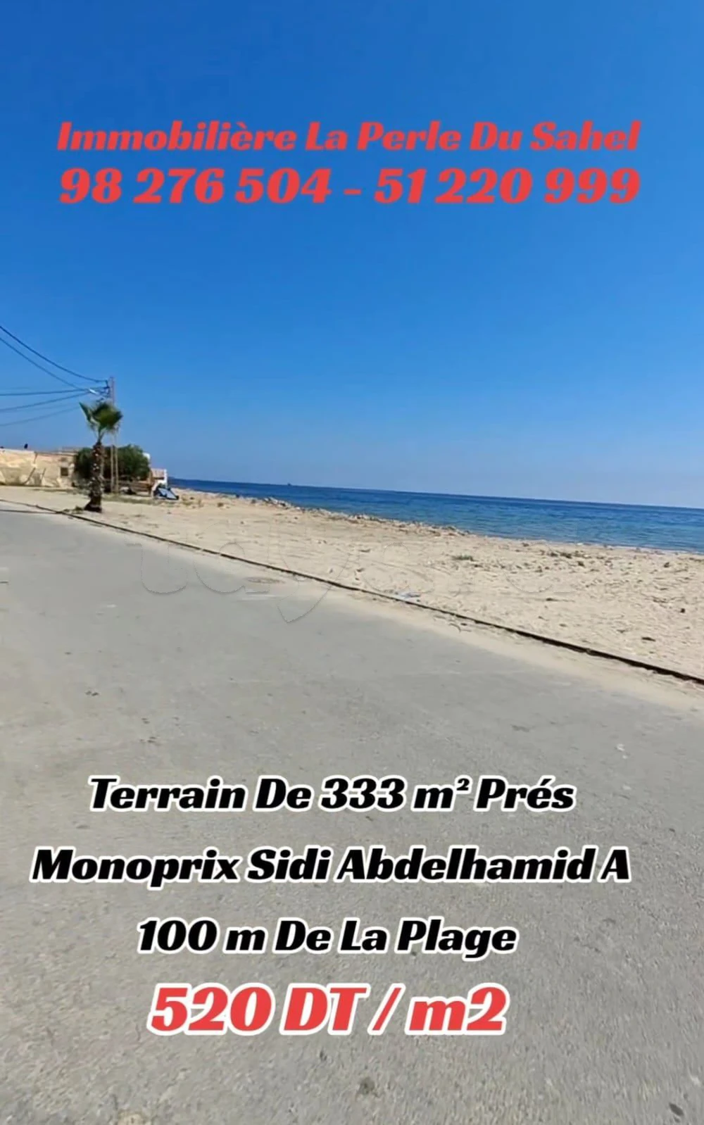 TERRAIN 333 m2 PRÈS DE MONOPRIX SIDI ABDELHAMID