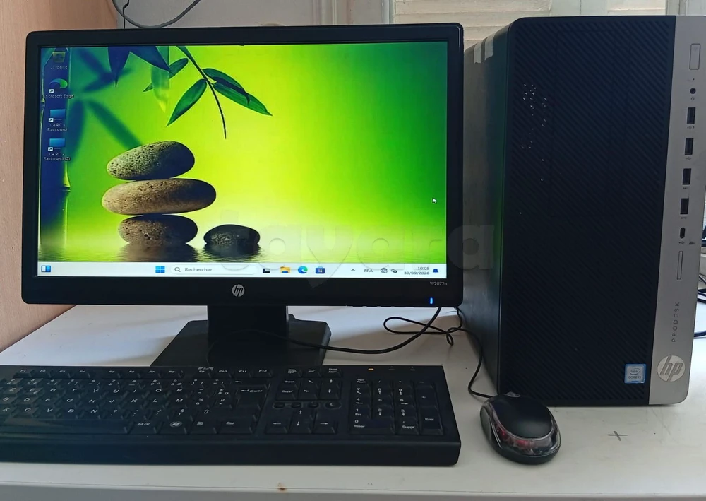 PC de Bureau HP ProDesk 600 G4 MT – Core i3 8ème Gén / 8 Go RAM / Windows 11