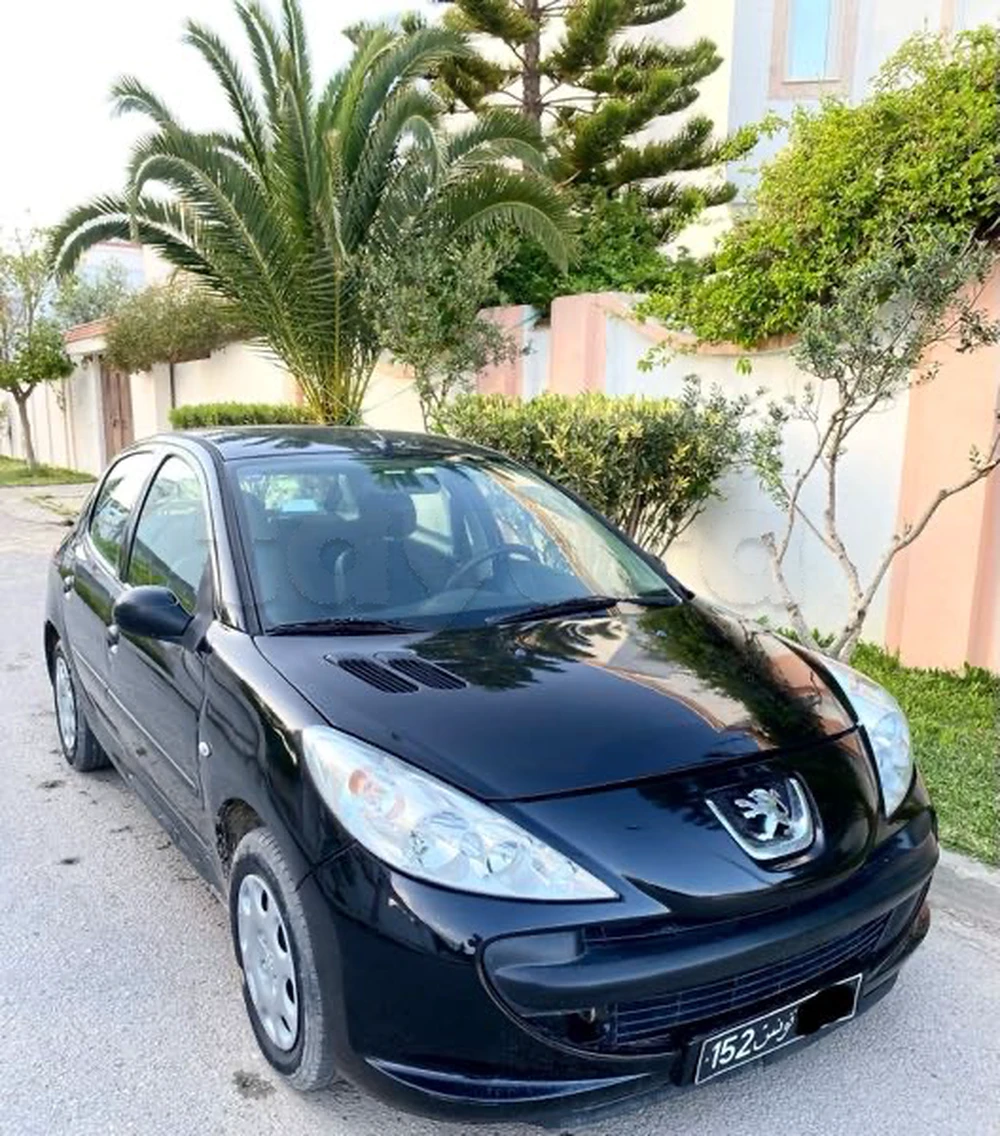 Carte voiture Peugeot 206+