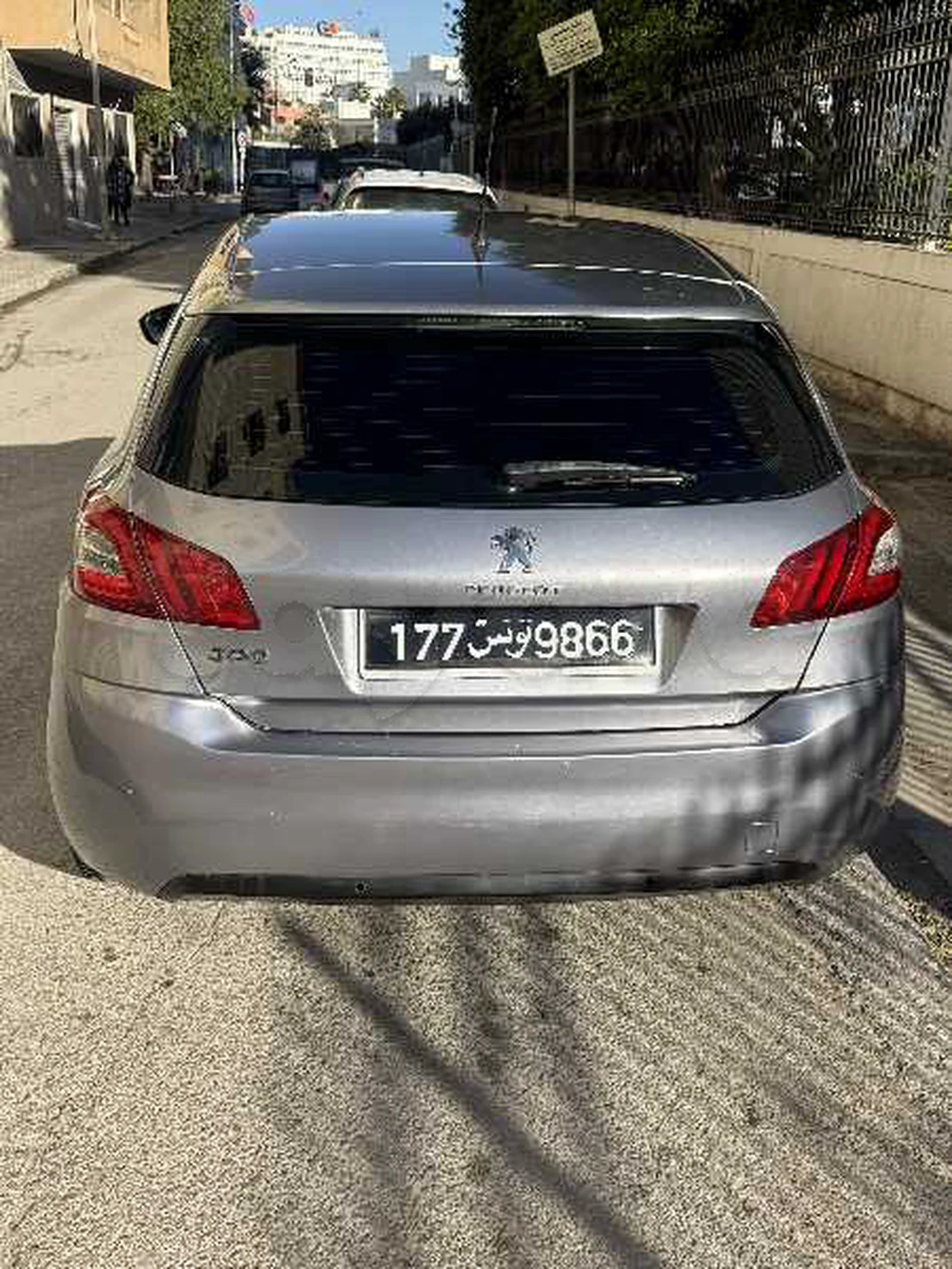 Carte voiture Peugeot 308