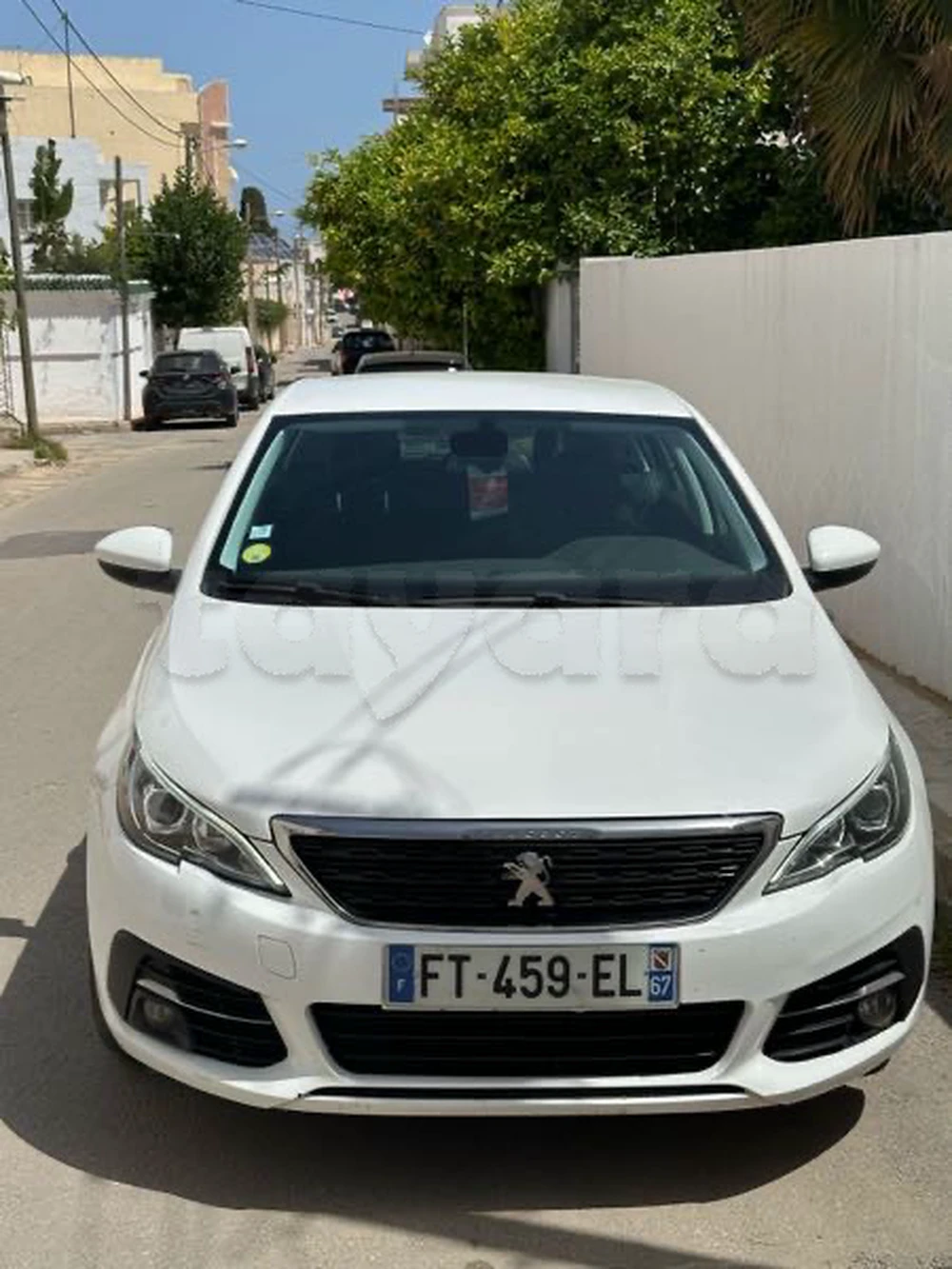 Carte voiture Peugeot 308