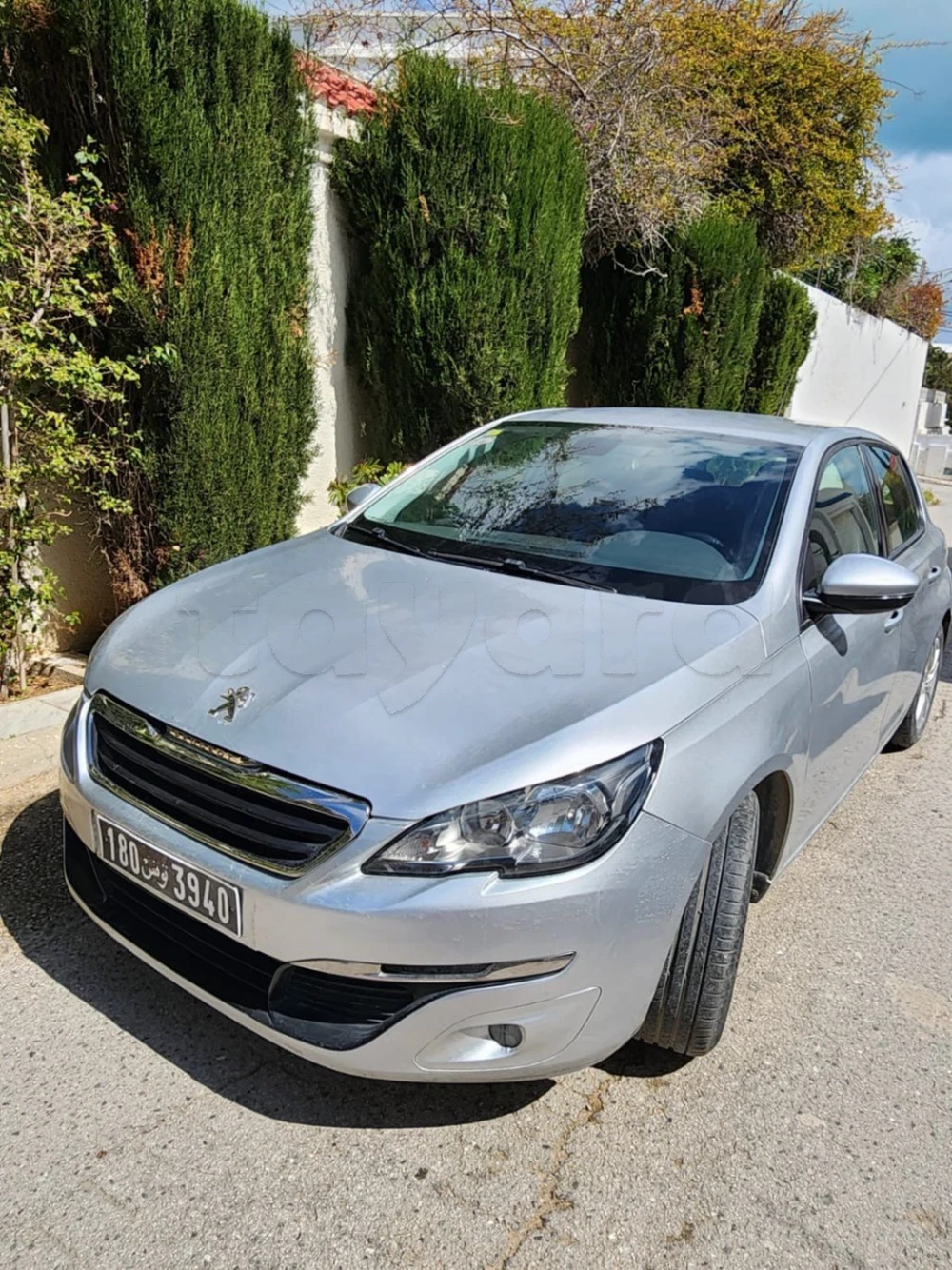 Carte voiture Peugeot 308