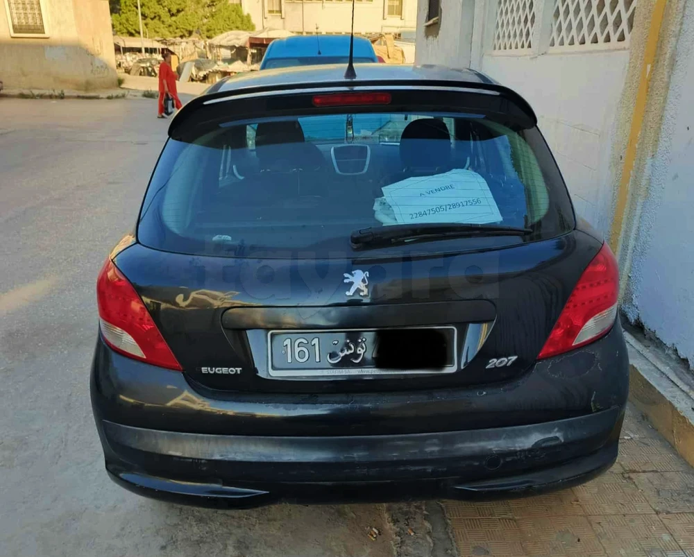 Carte voiture Peugeot 207