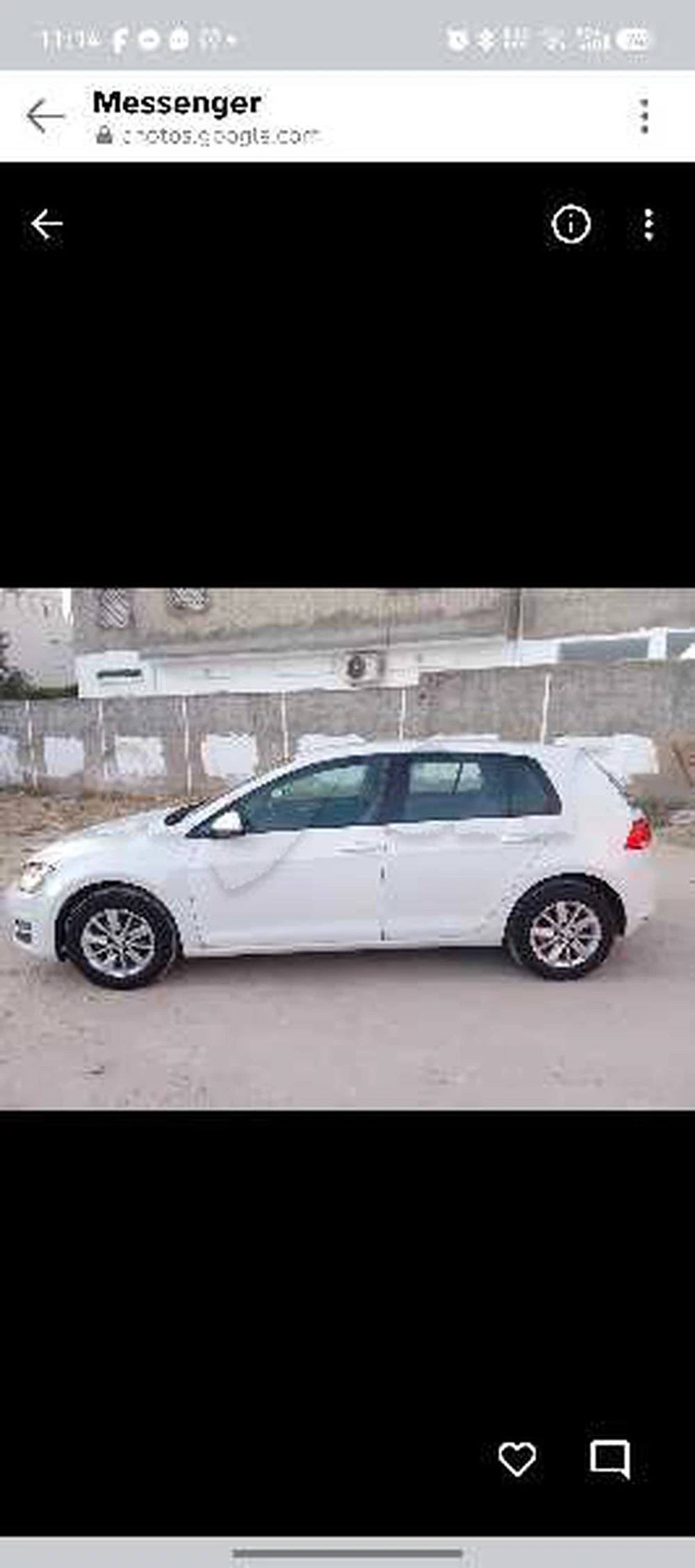 Carte voiture Volkswagen Golf 7