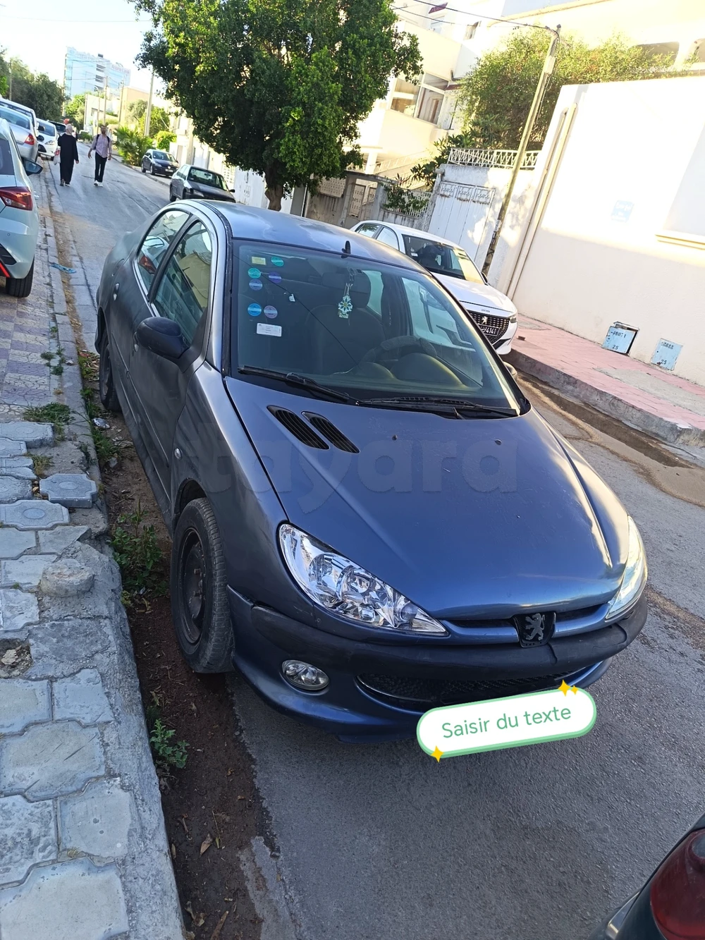Carte voiture Peugeot 206