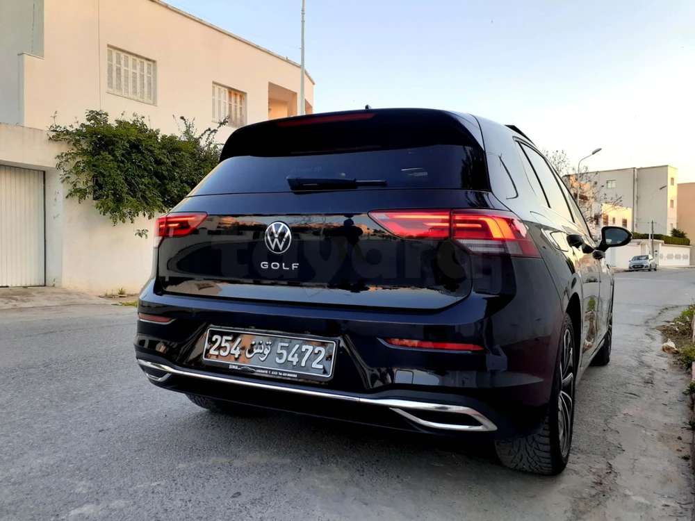 Carte voiture Volkswagen Golf 8