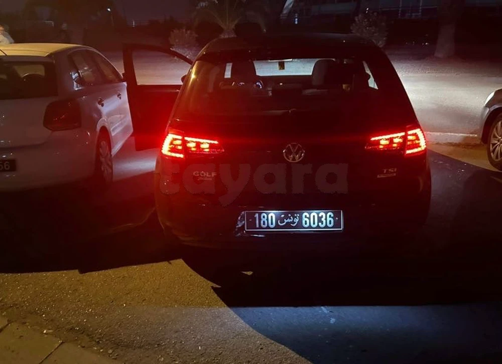 Carte voiture Volkswagen Golf 7