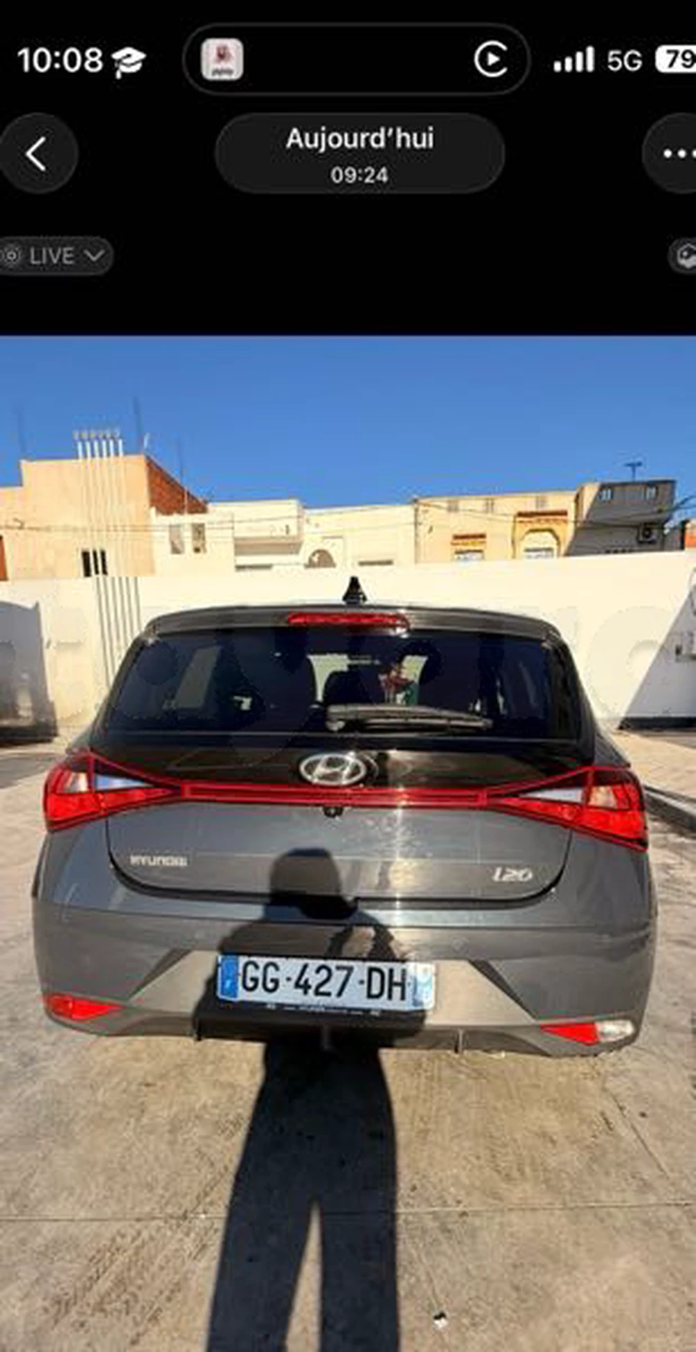 Carte voiture Hyundai i20