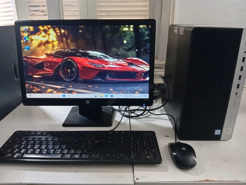 PC de Bureau HP ProDesk 600 G4 - Intel i3 8ème Gén / 8GB RAM / 500GB / Win 11