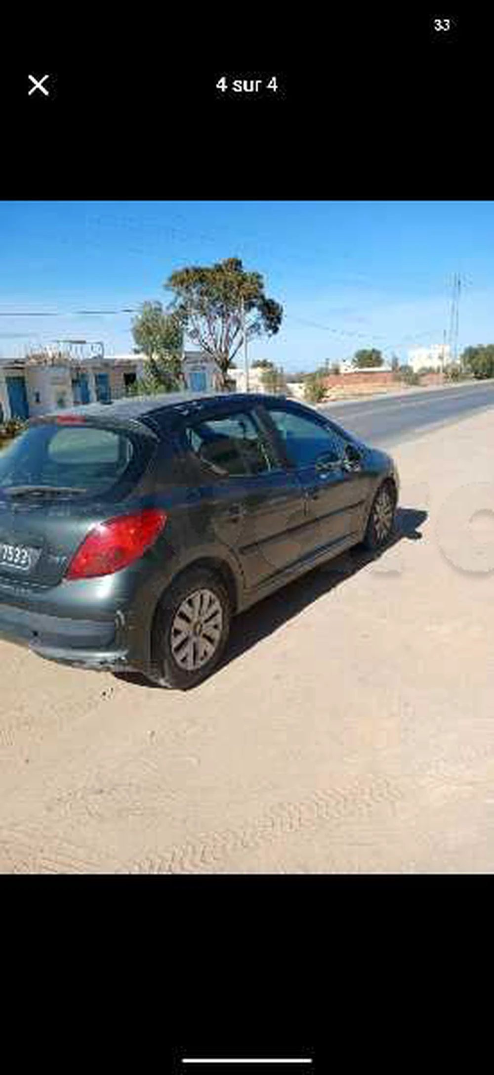 Carte voiture Peugeot 207