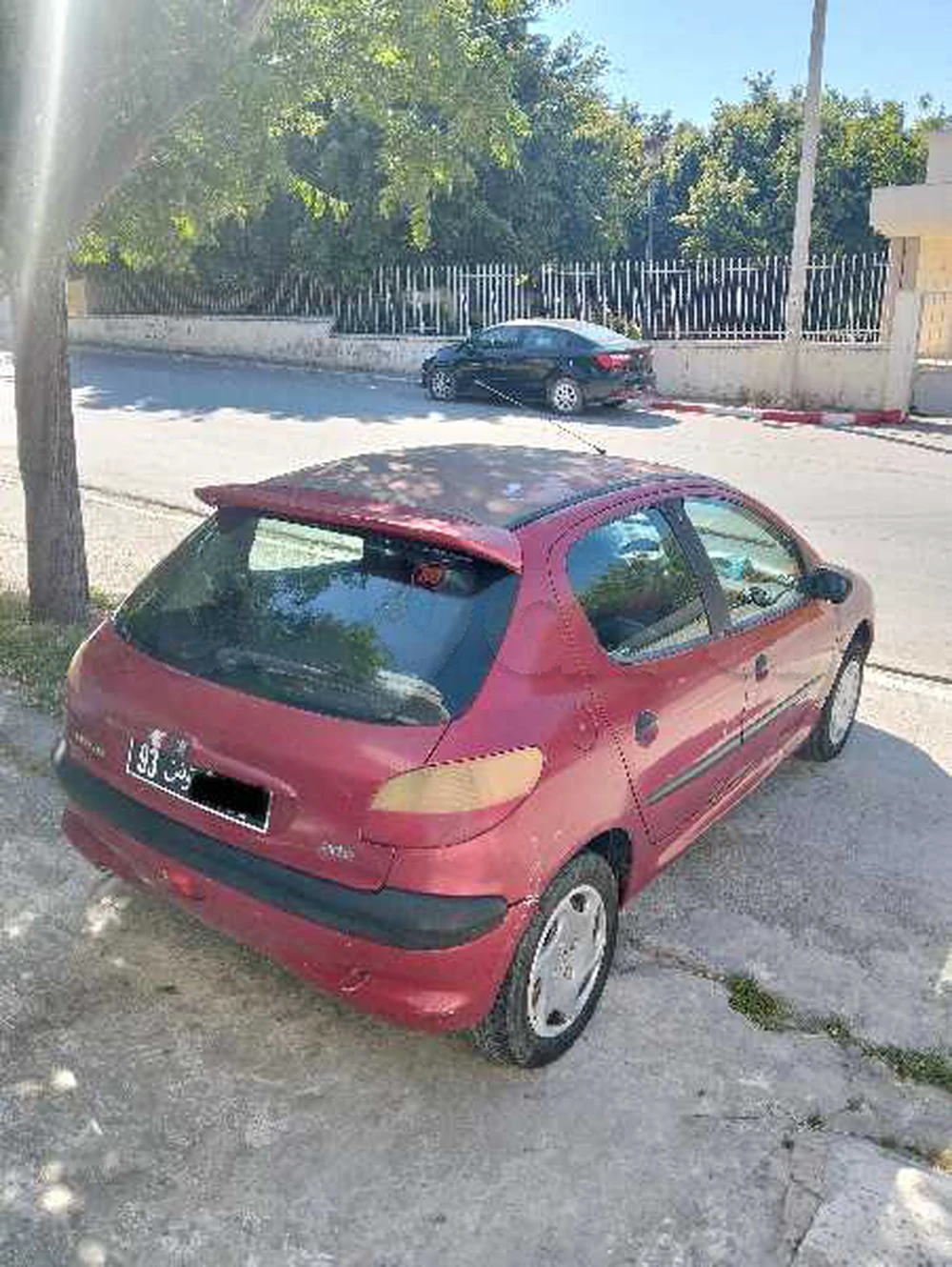 Carte voiture Peugeot 206