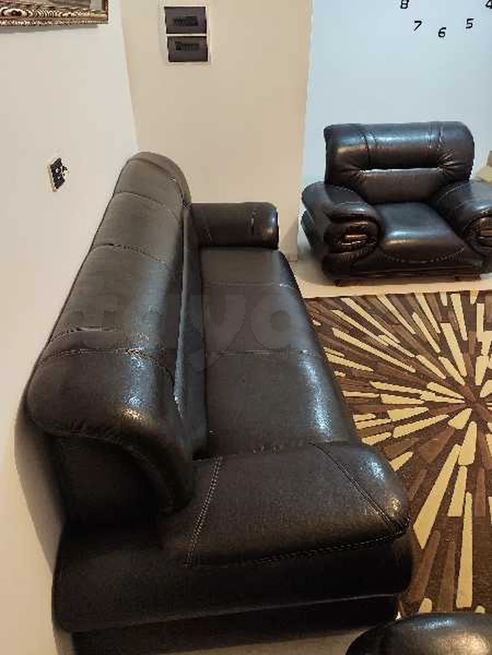 salon simili cuir