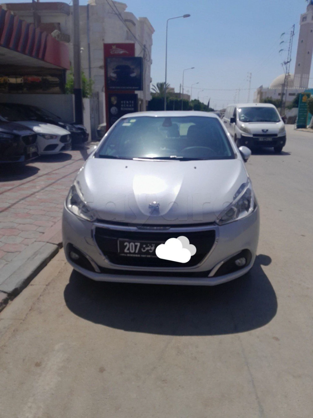 Carte voiture Peugeot 208