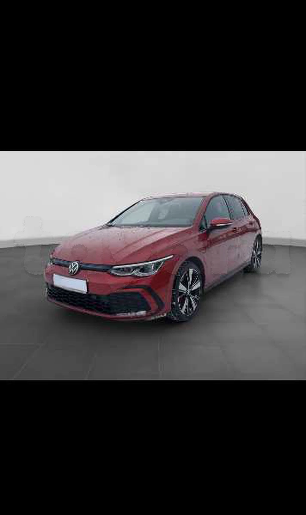 Carte voiture Volkswagen Golf 8