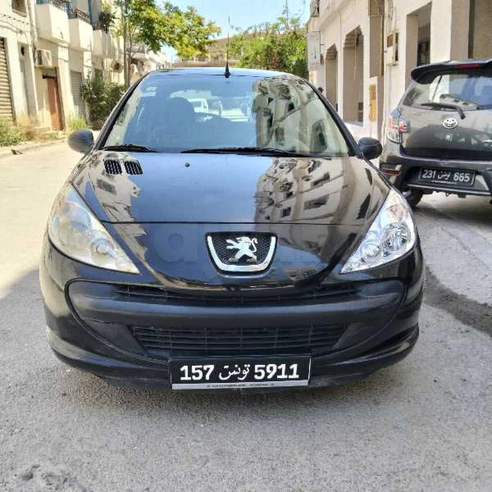 Carte voiture Peugeot 206+