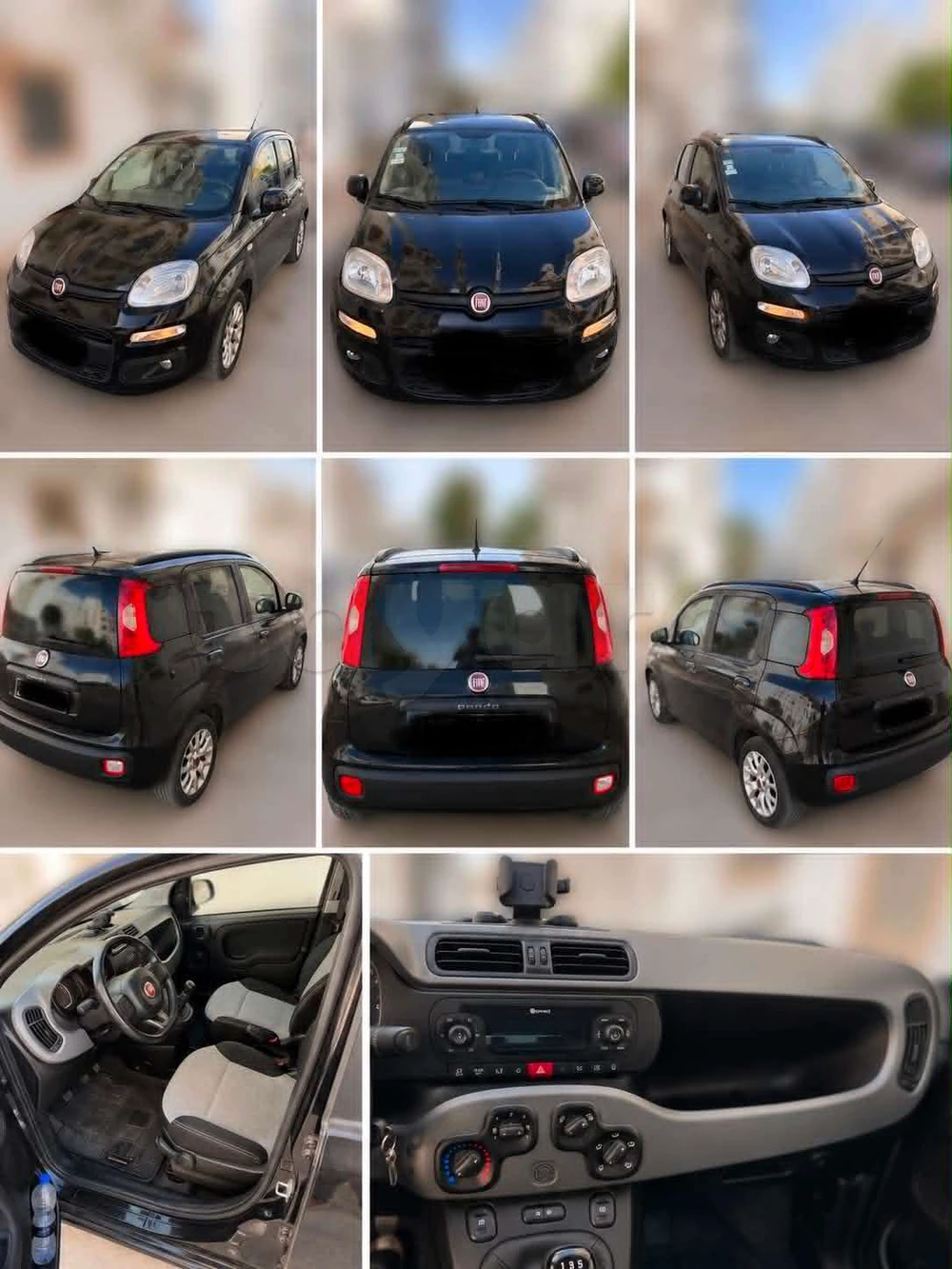 Carte voiture Fiat Panda