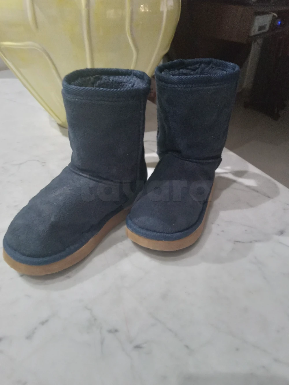 bottes bleu marin