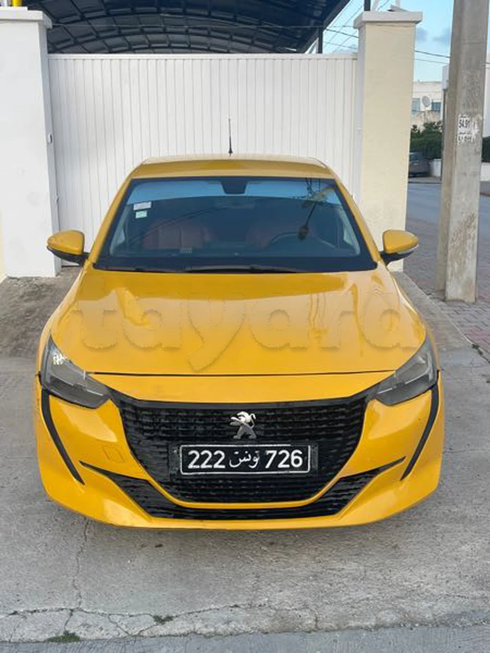 Carte voiture Peugeot 208