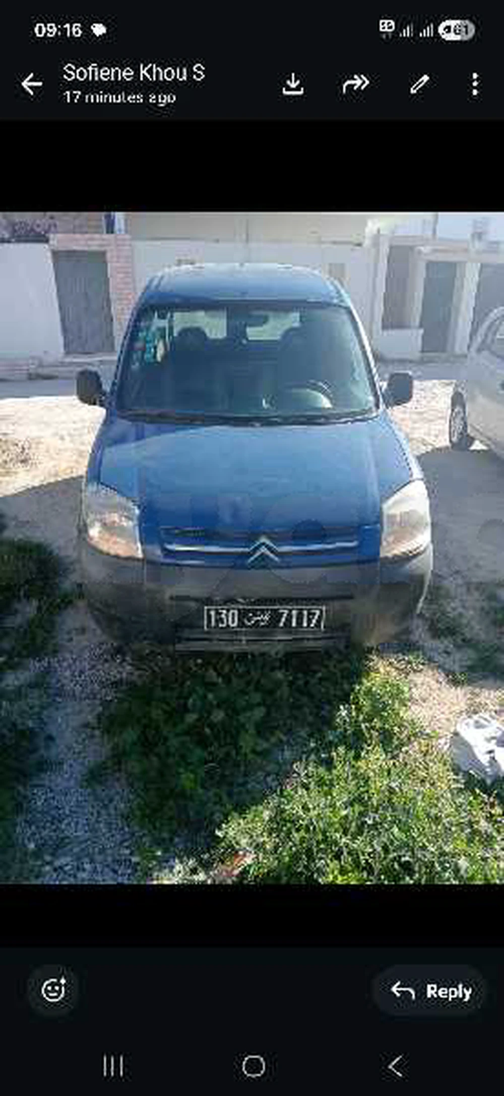 Carte voiture Citroen Berlingo