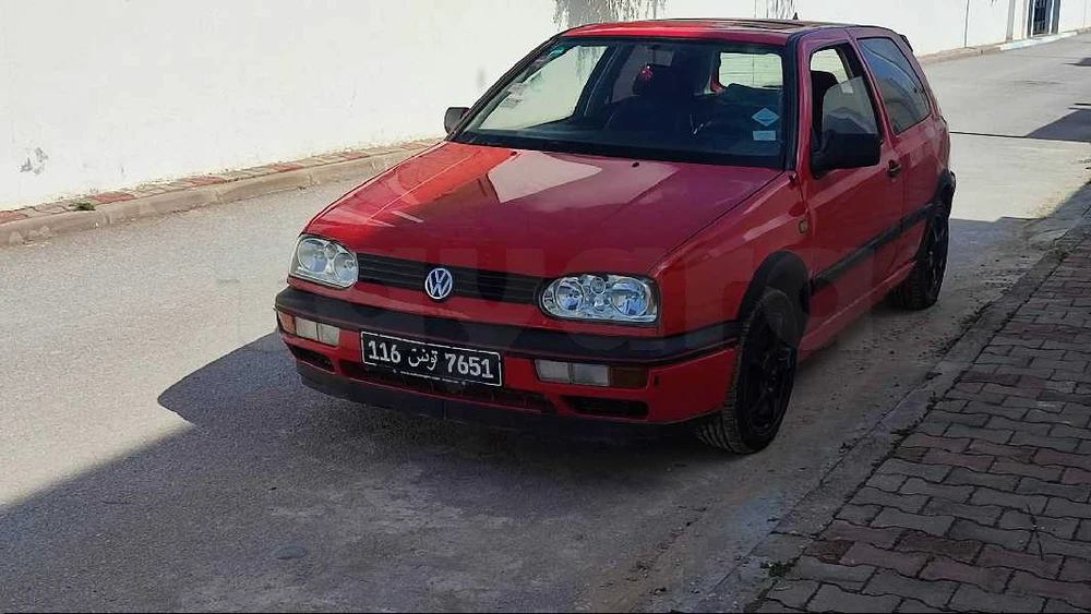 Carte voiture Volkswagen Golf 3