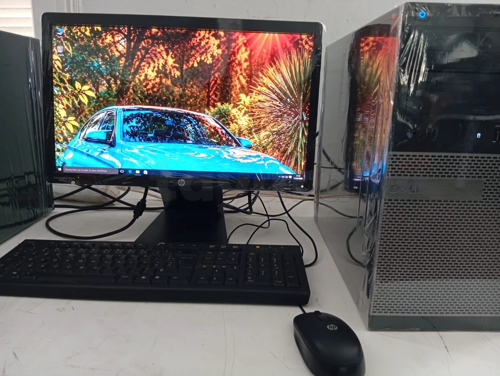 DELL OptiPlex Tour - Intel i5 4ème Gen / 8 GB RAM / Windows 10 Pro / Écran HP + Clavier + Souris