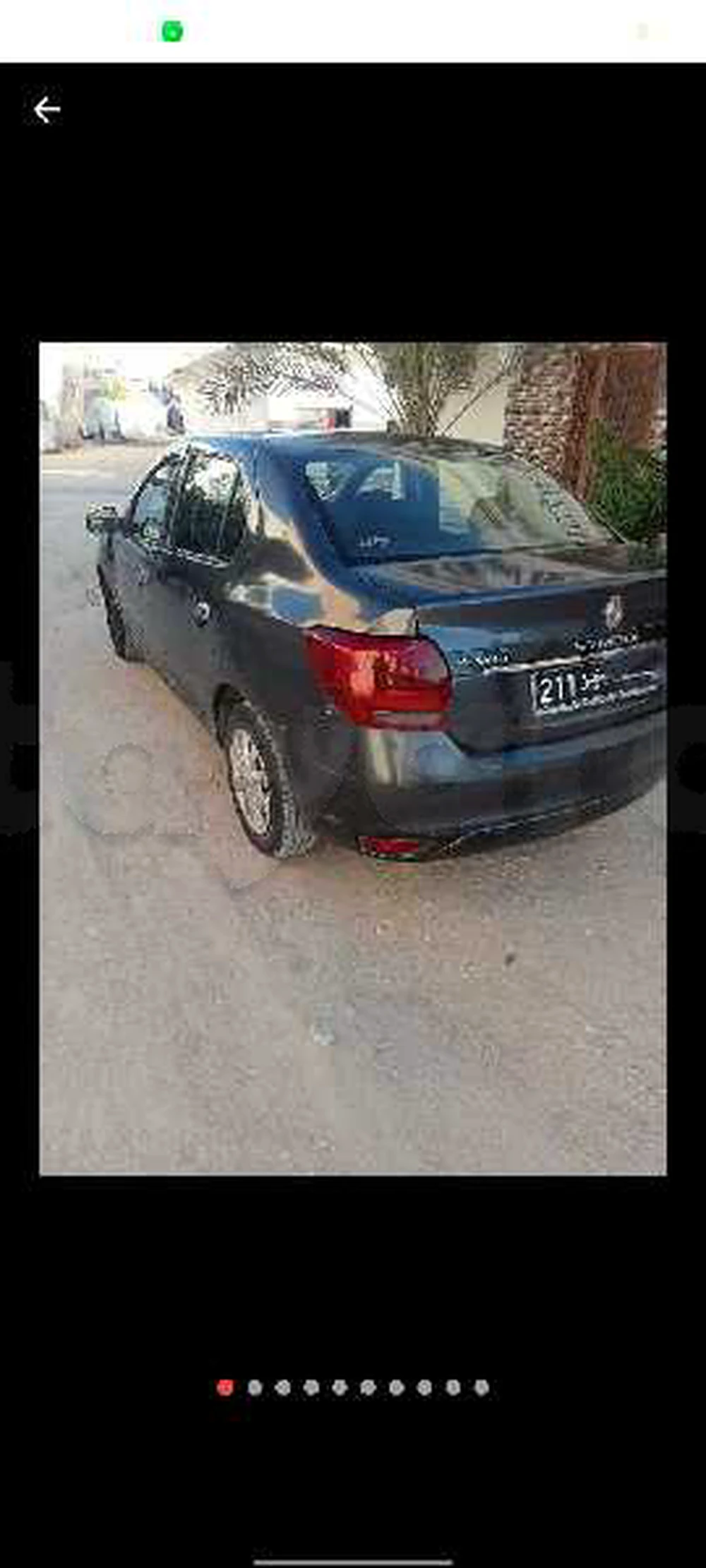 Carte voiture Renault Symbol