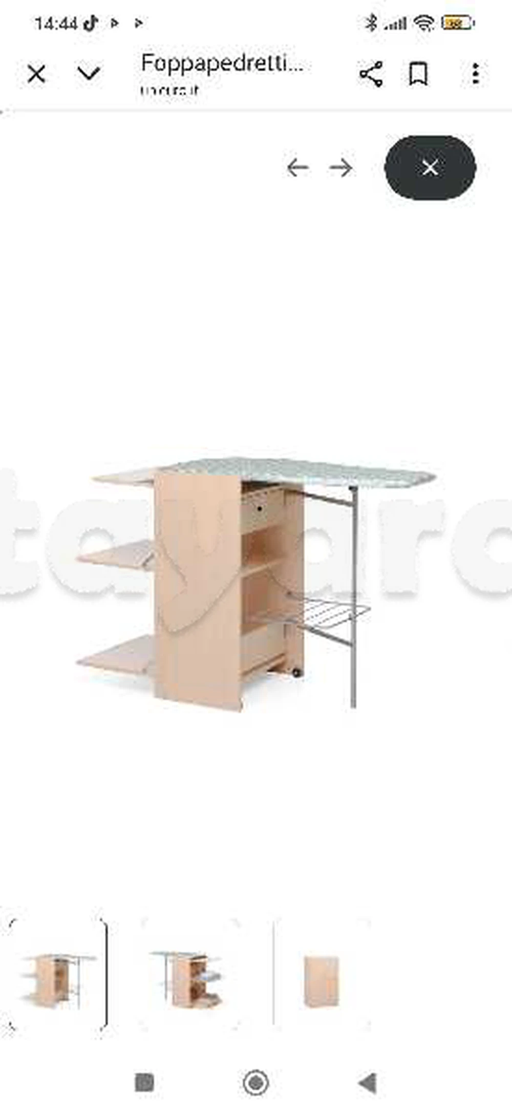 Meuble pour table de fer à repasser Foppapedretti