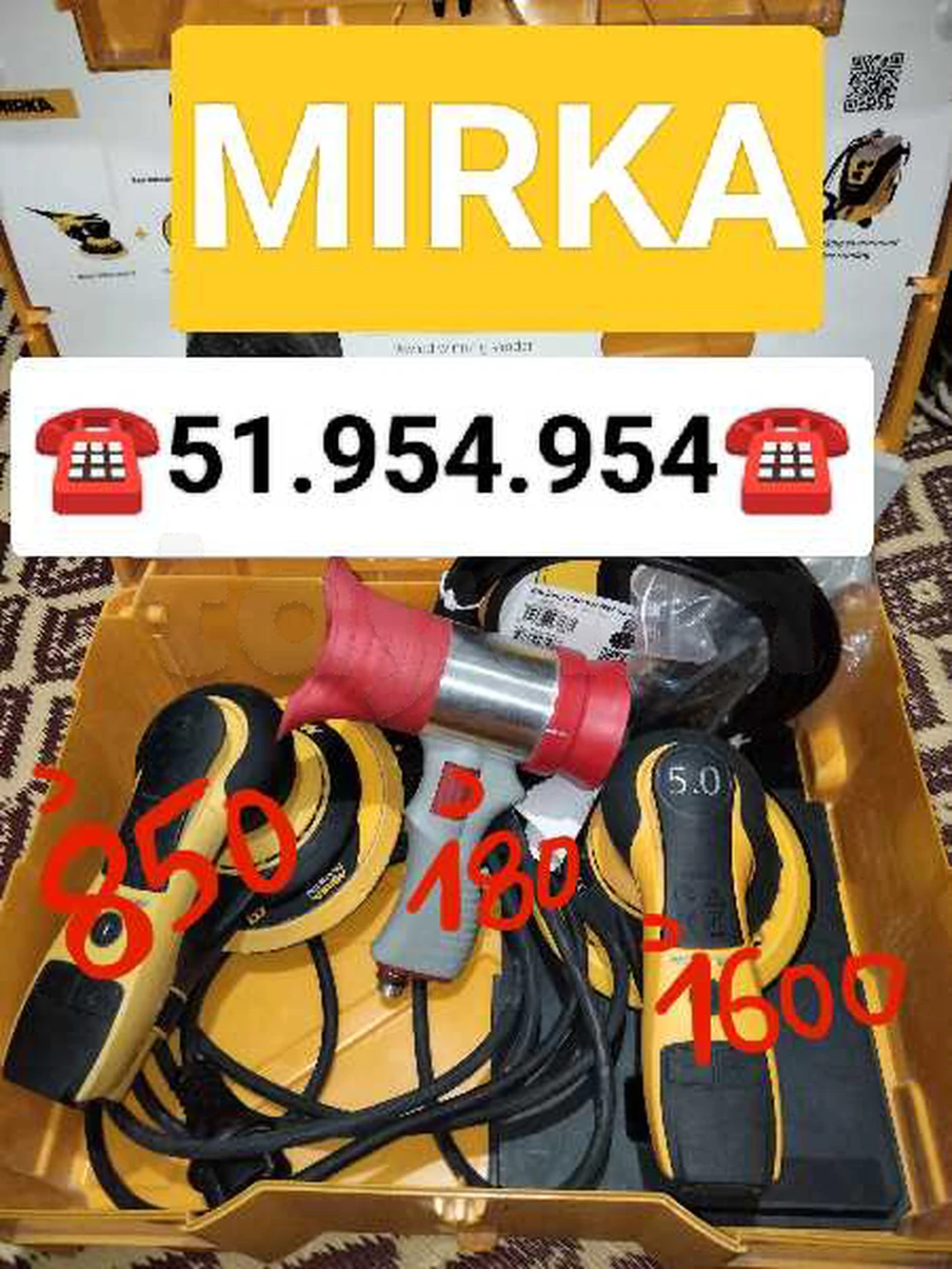 ponceuse mirka TN lkol b 2500 dinars