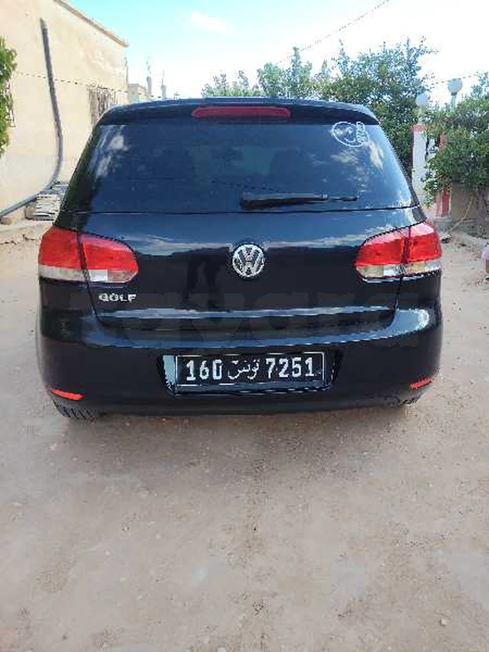 Carte voiture Volkswagen Golf 6
