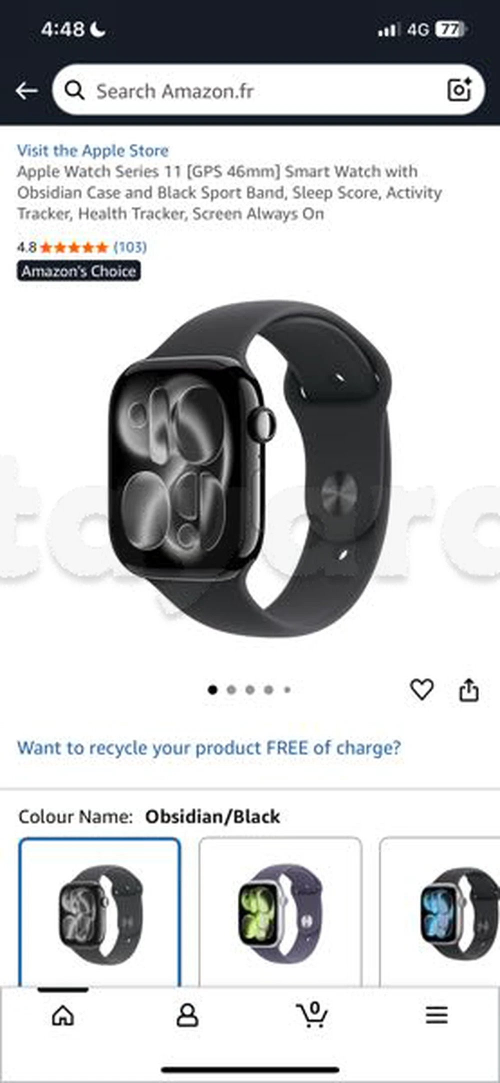 apple watch sereis 11 Cacheté