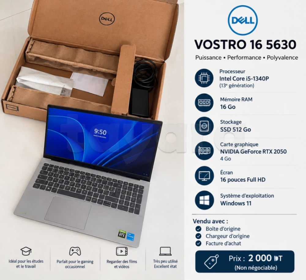 Pc portable DELL-VASTRO