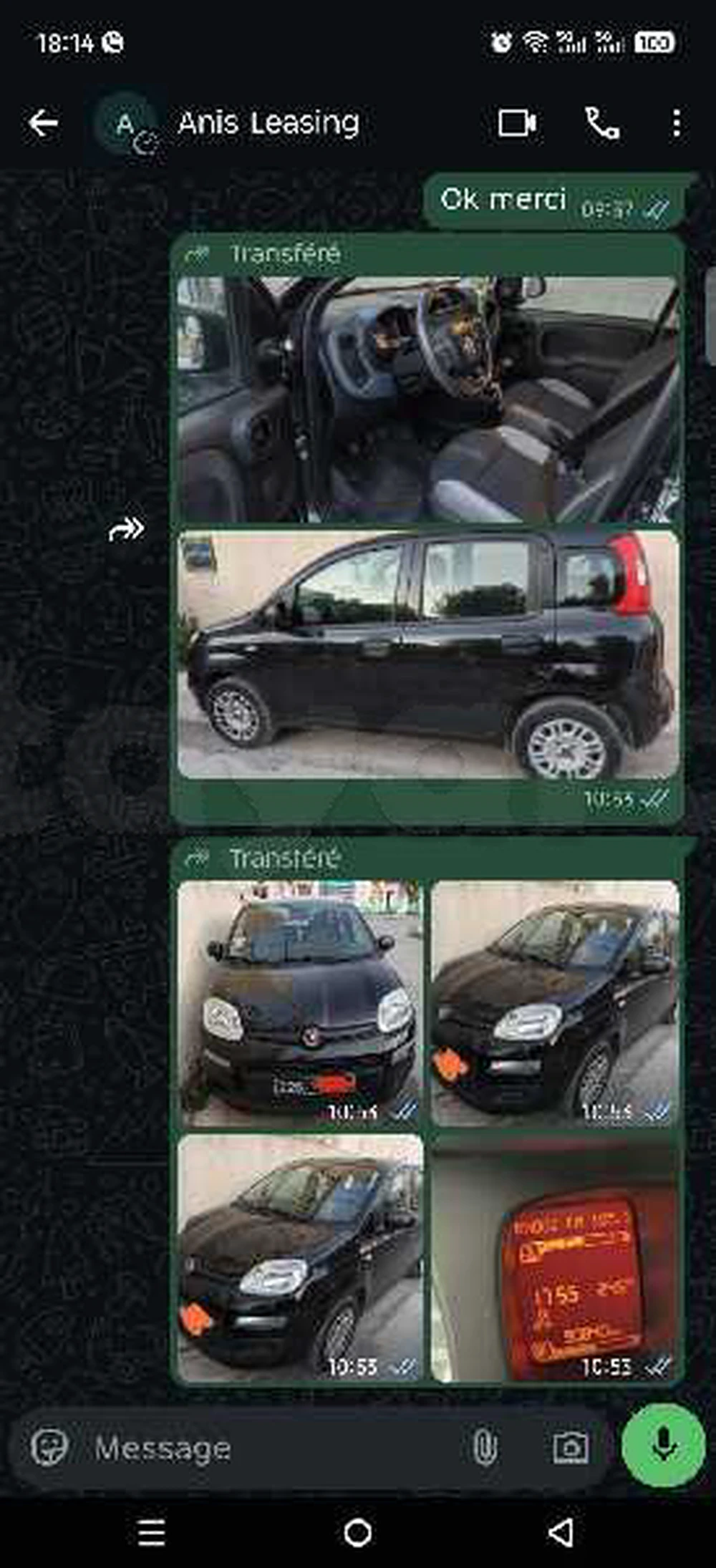 Carte voiture Fiat Panda