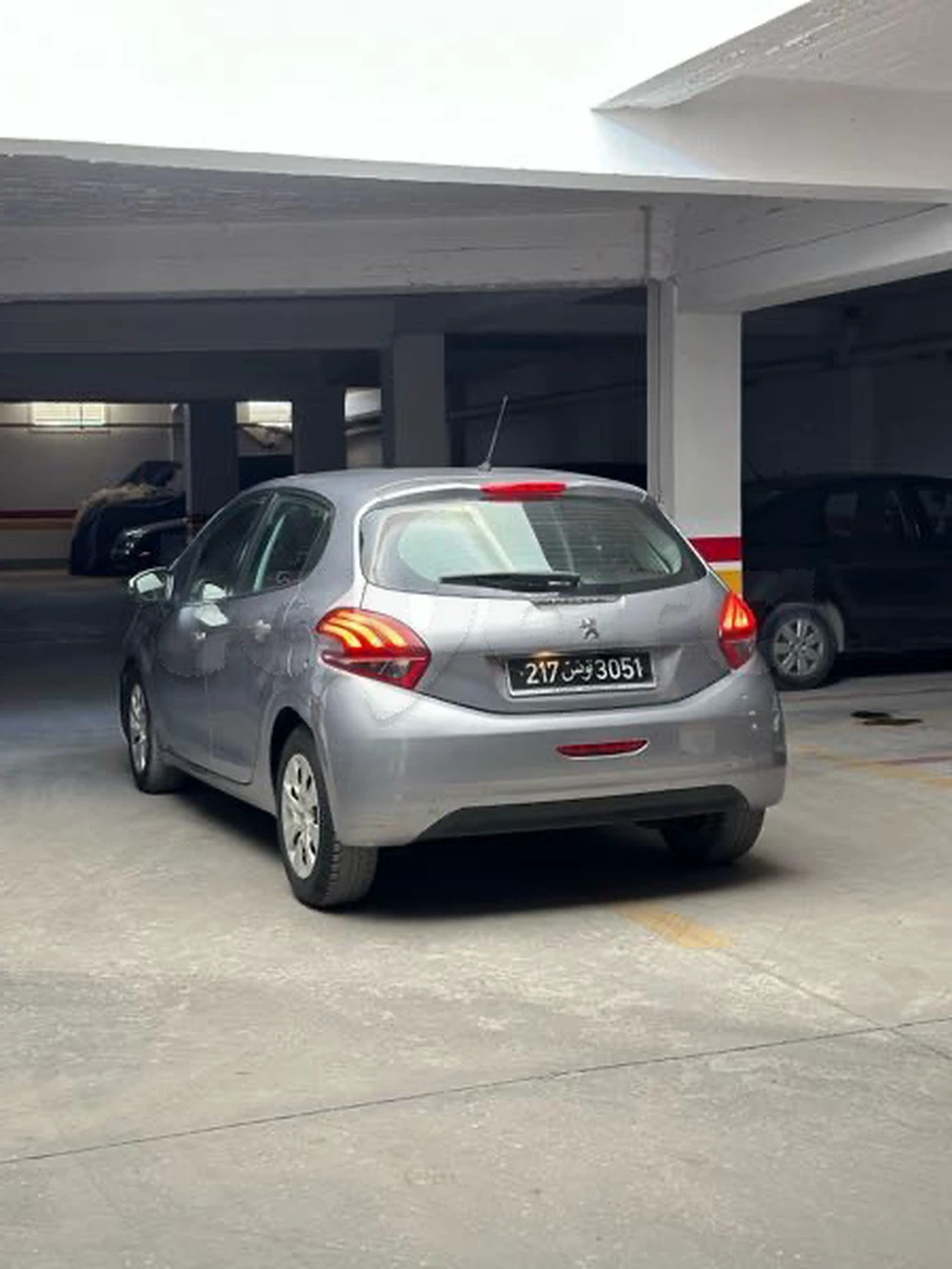 Carte voiture Peugeot 208