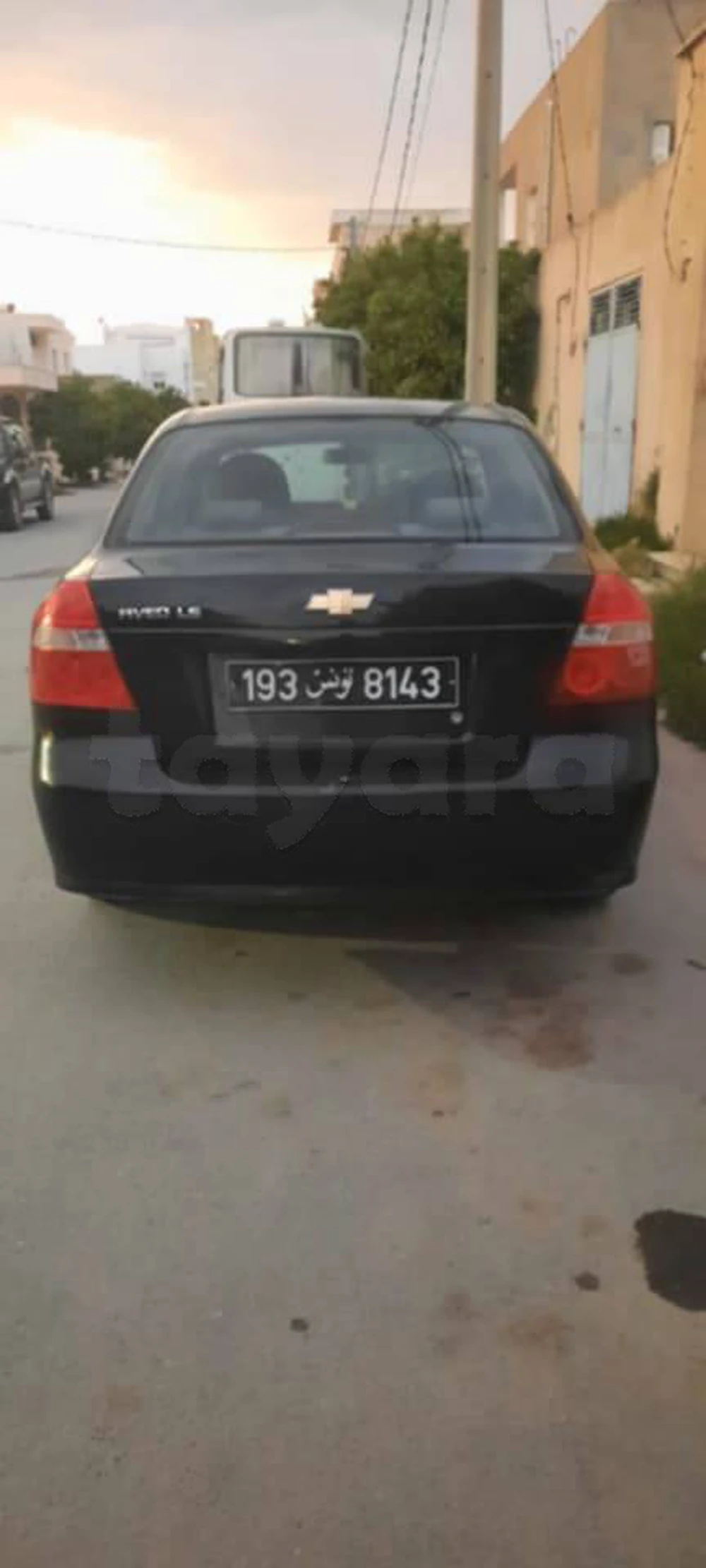 Carte voiture Chevrolet Aveo