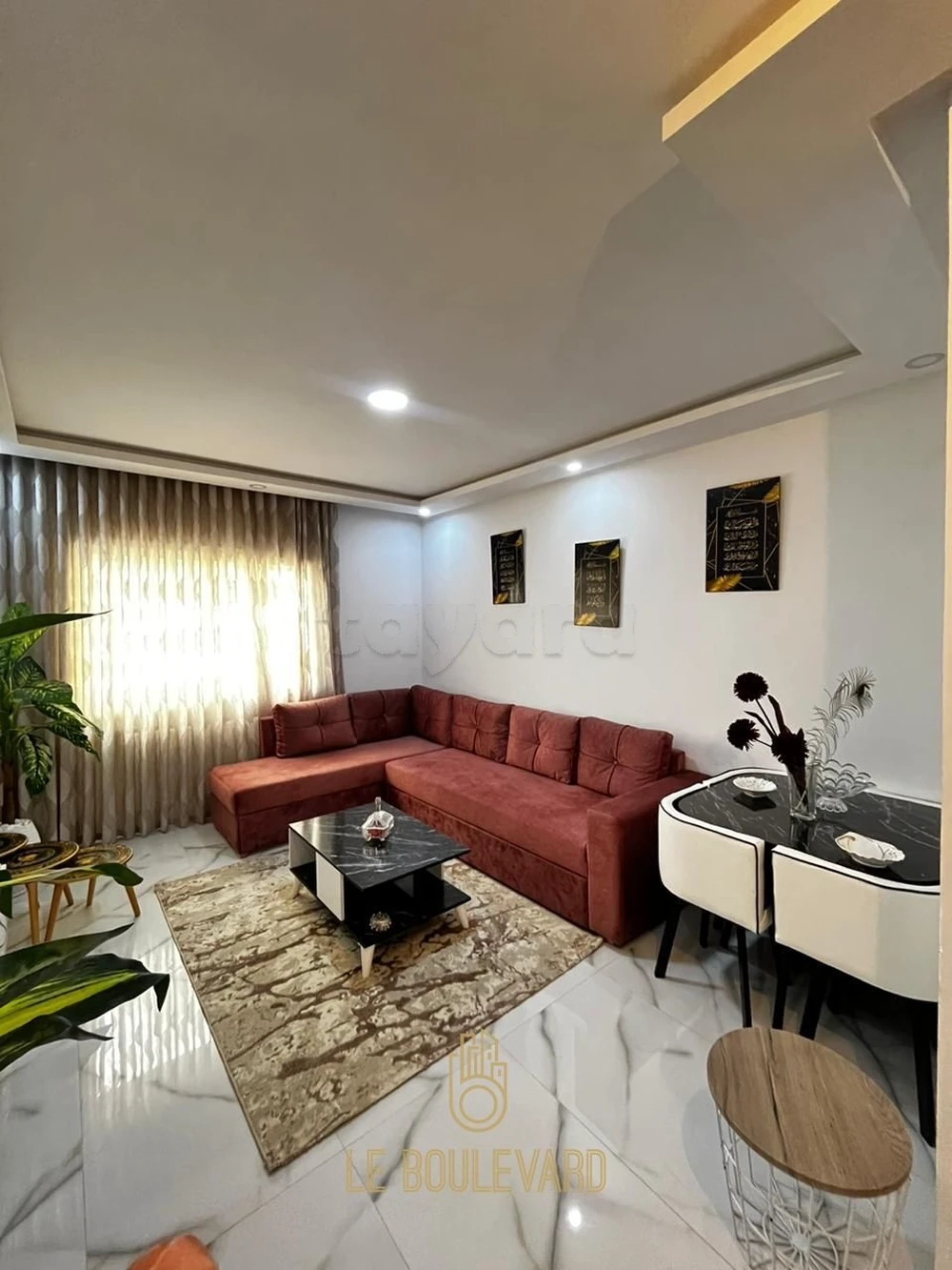 Location Annuelle : Appartement S+1 Haut Standing à AFH Mrezga, Nabeul