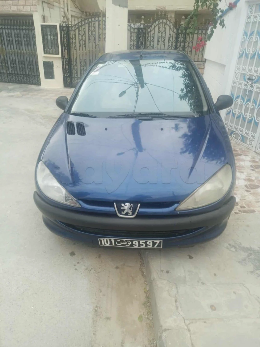 Carte voiture Peugeot 206