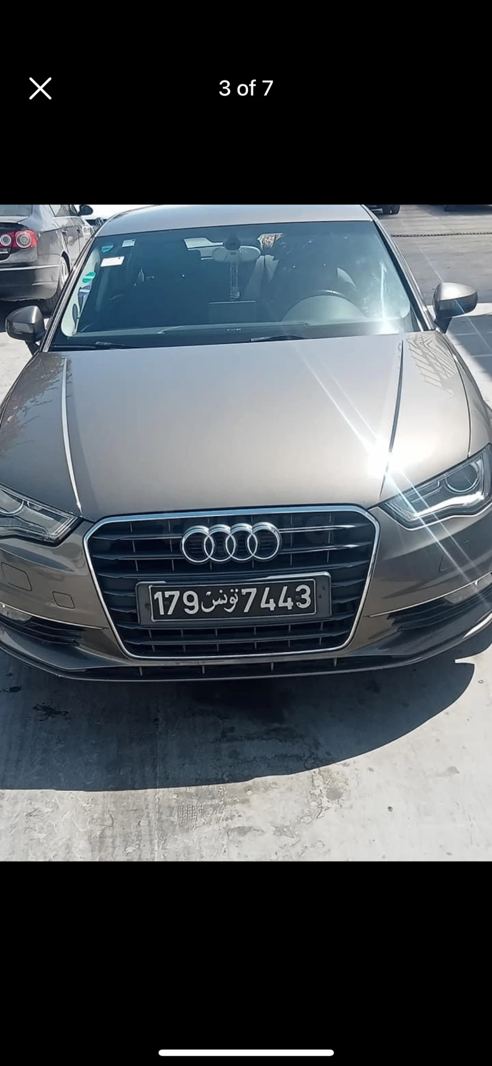 Carte voiture Audi A3