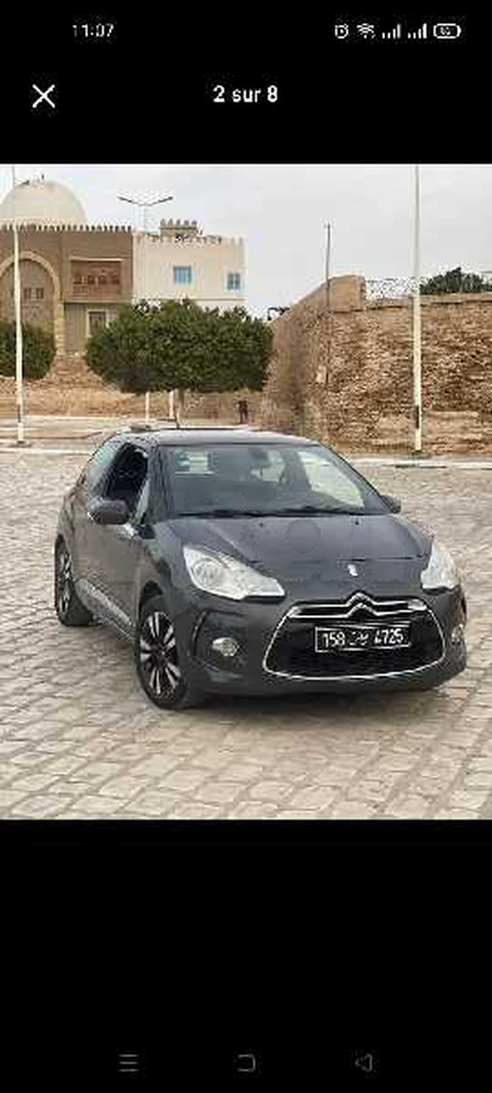 Carte voiture Citroen DS3