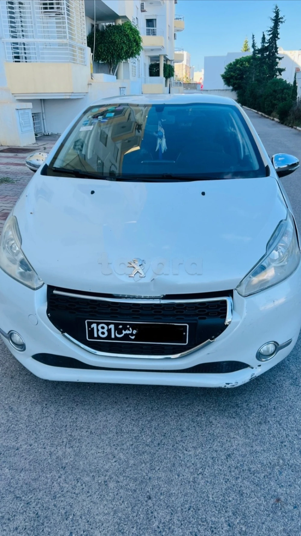 Carte voiture Peugeot 208