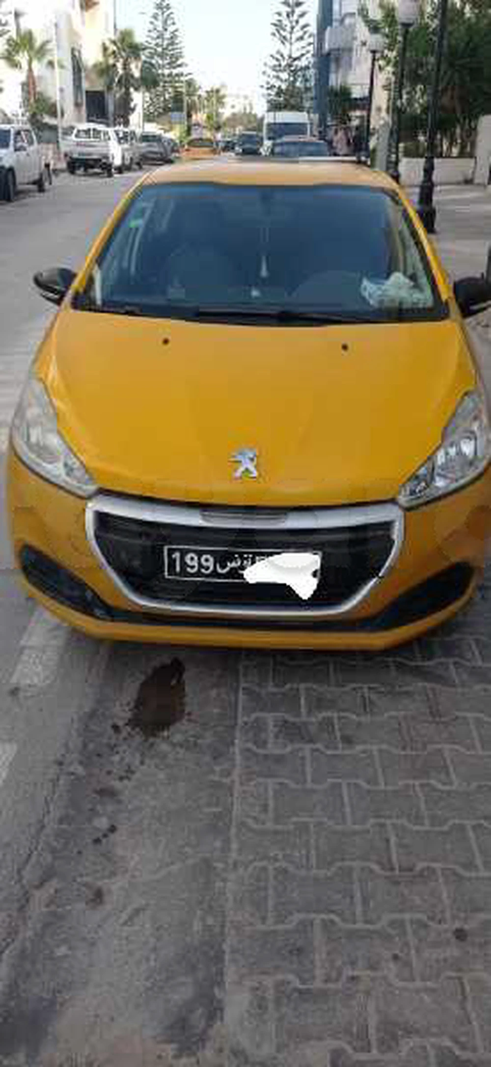 Carte voiture Peugeot 208