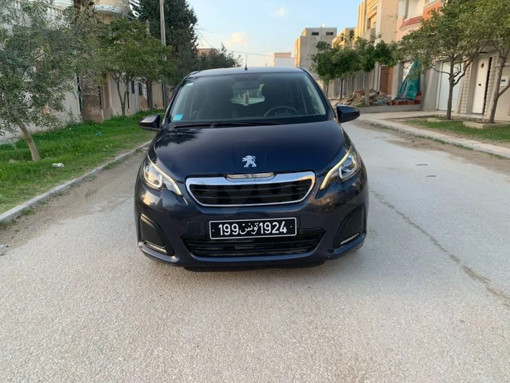 Carte voiture Peugeot 107