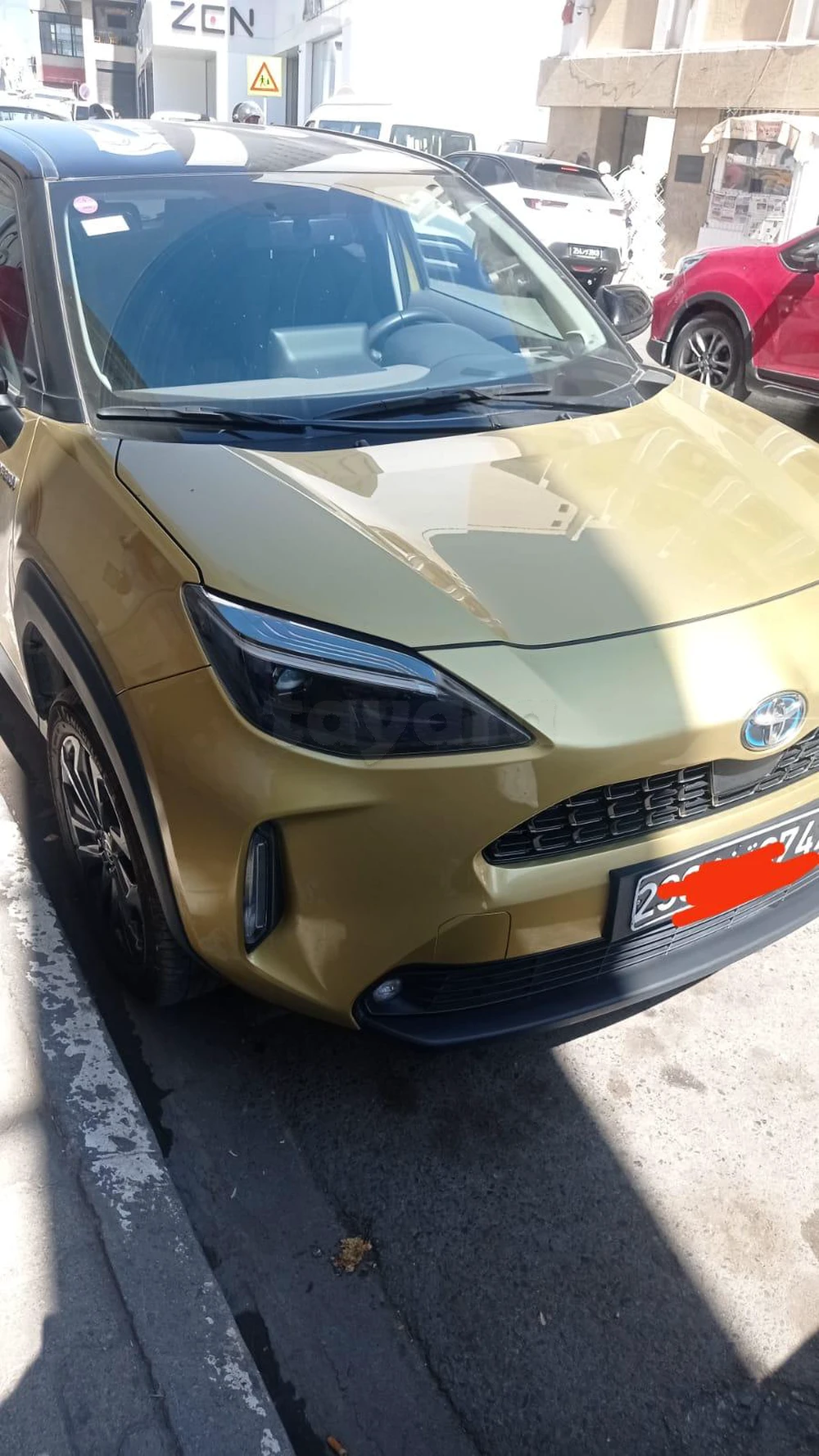 Carte voiture Toyota Yaris Verso