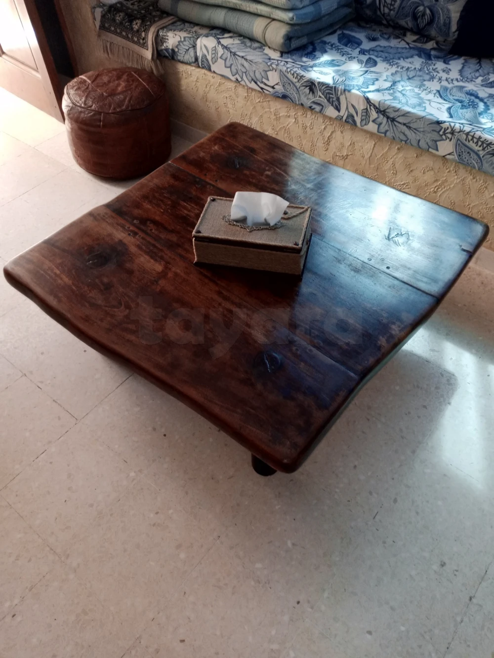 Table basse bois massif