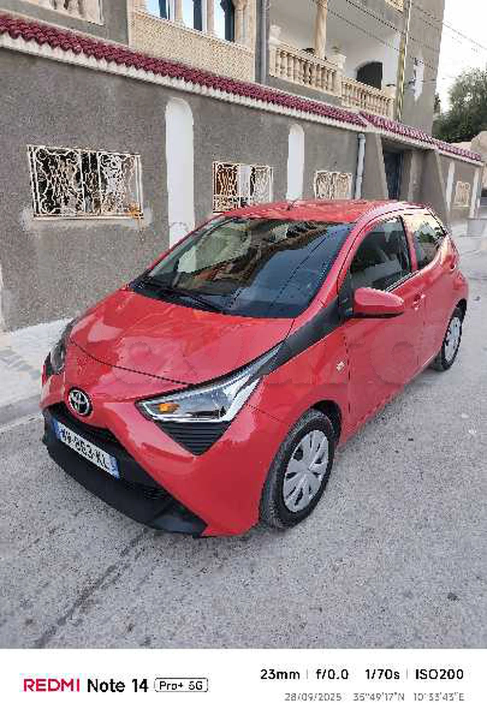 Carte voiture Toyota Aygo