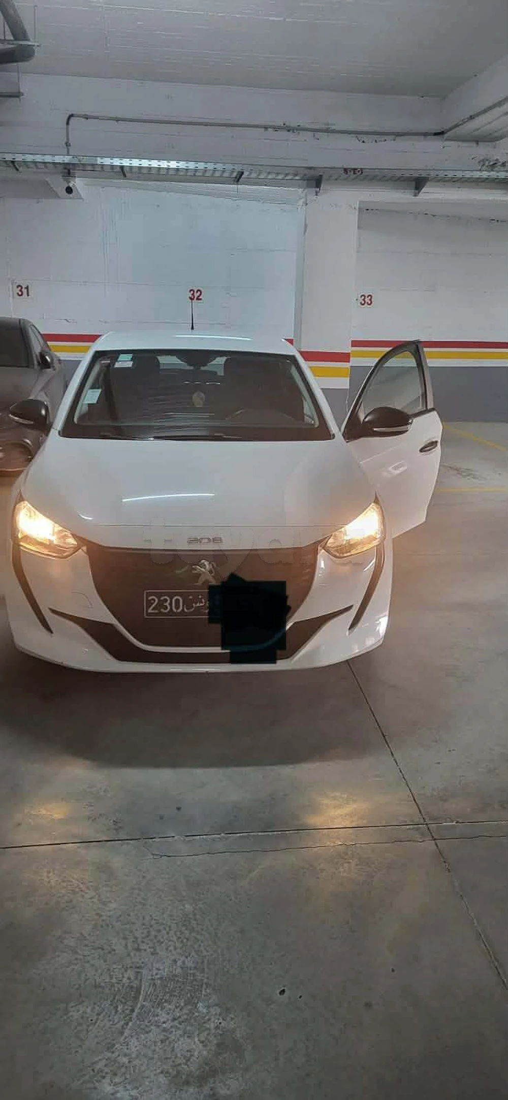 Carte voiture Peugeot 208