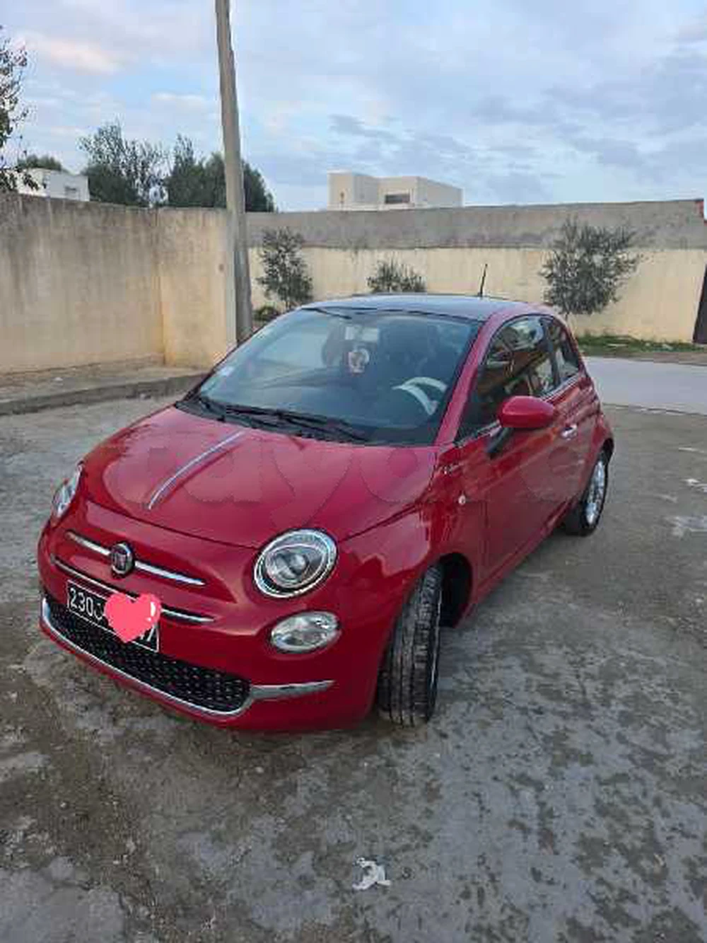 Carte voiture Fiat 500