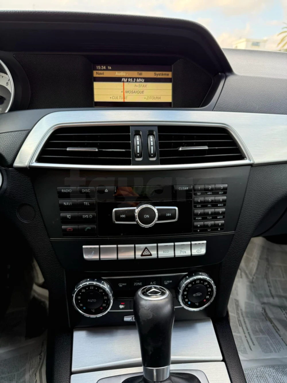 Carte voiture Mercedes-Benz Classe C