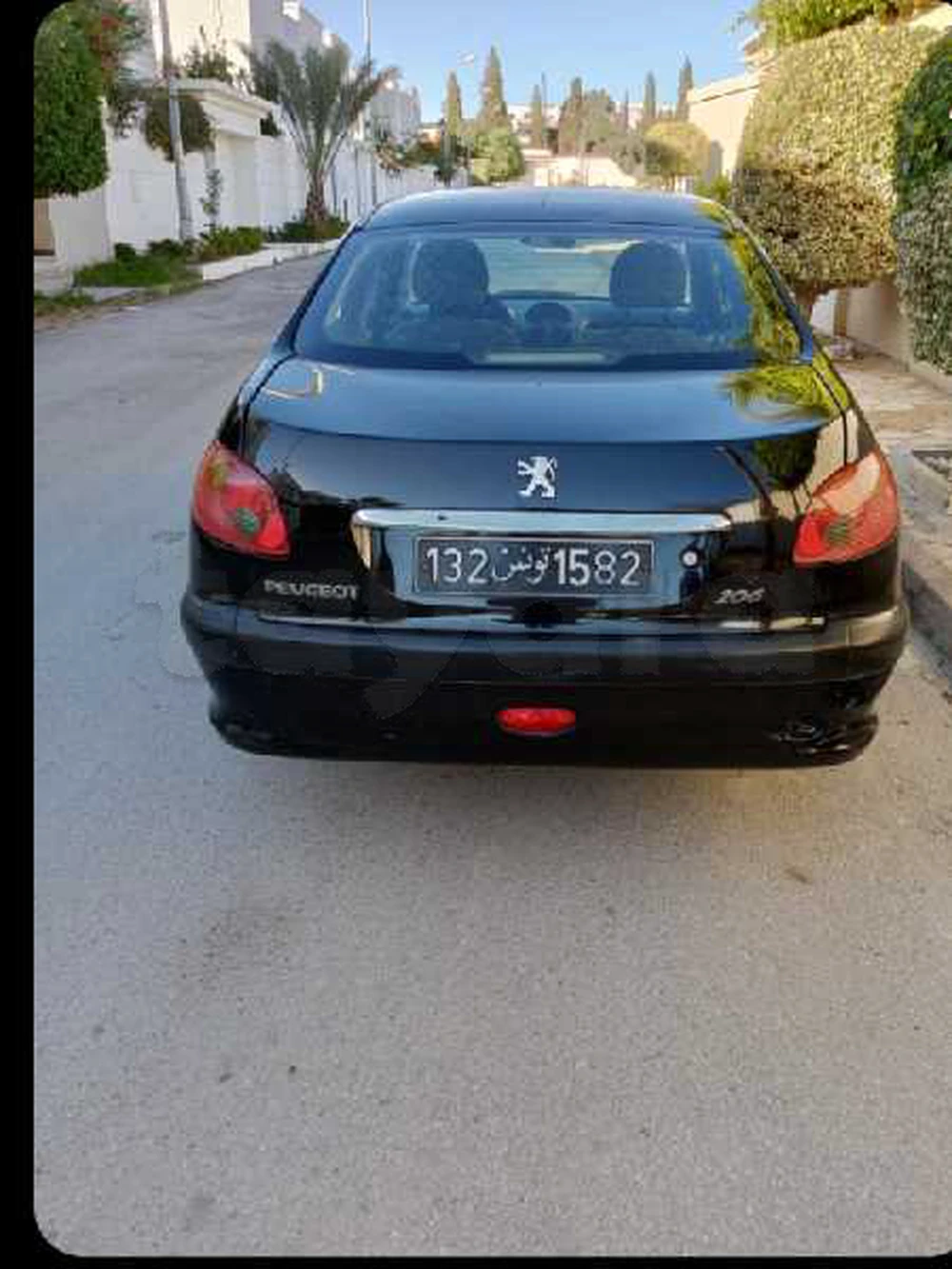 Carte voiture Peugeot 206