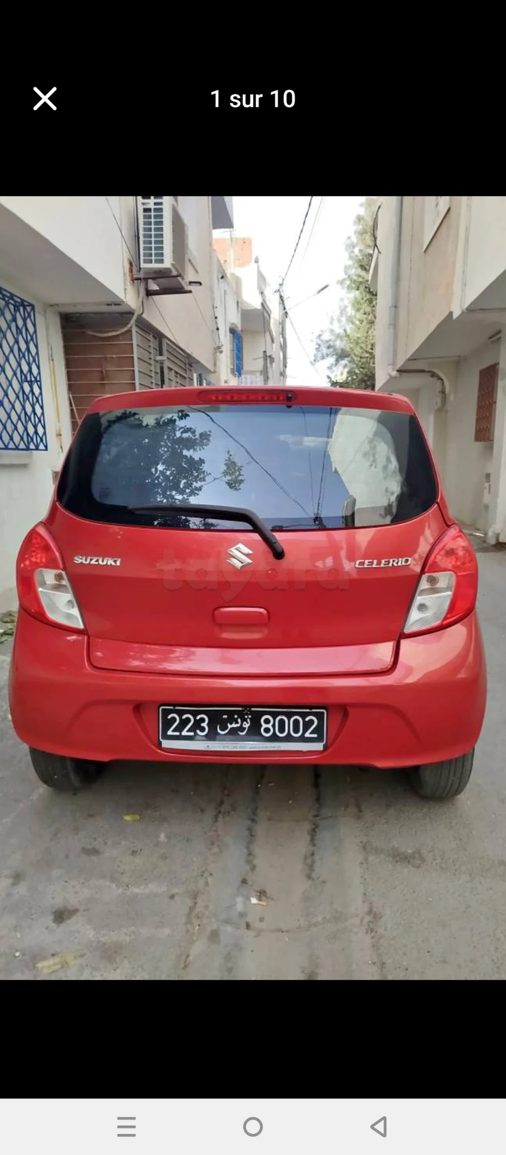 Carte voiture Suzuki Celerio