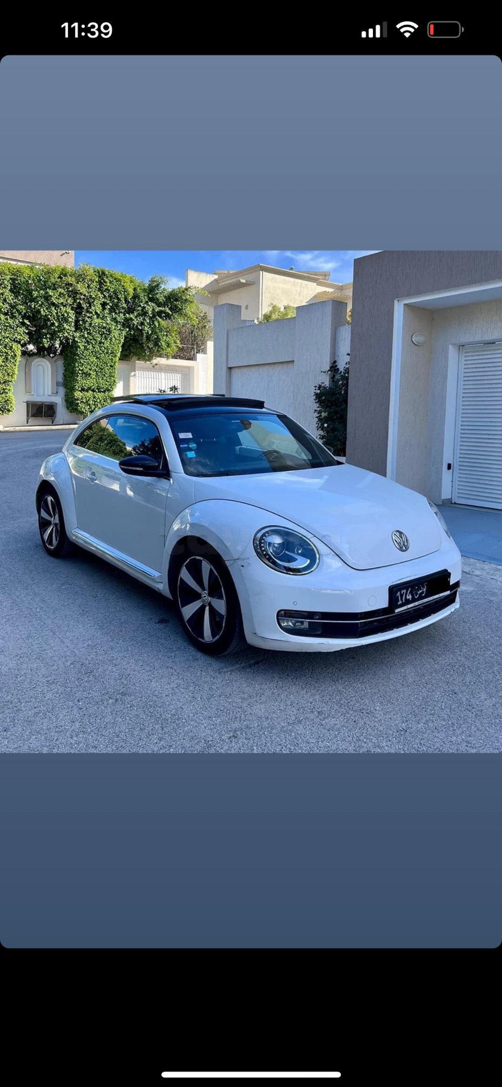 Carte voiture Volkswagen New Beetle